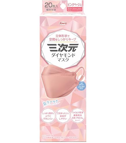 Amazon.co.jp: リブふわ口元立体マスク ラベンダーグレー 50枚 : 産業